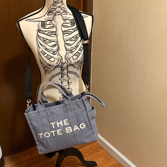 Marc Jacobs Handbags - Marc Jacobs Blue Denim Canvas Messenger Bag Pre- Owned